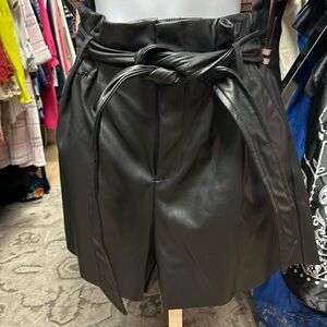Used Zenana pleather shorts #46992